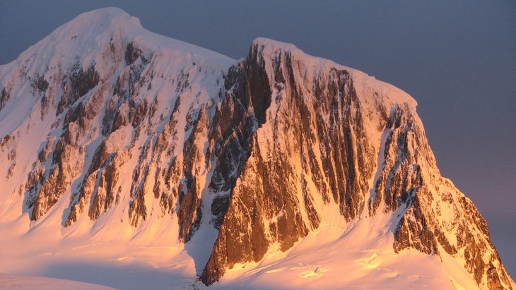 Polar night in the Antarctic Peninsula