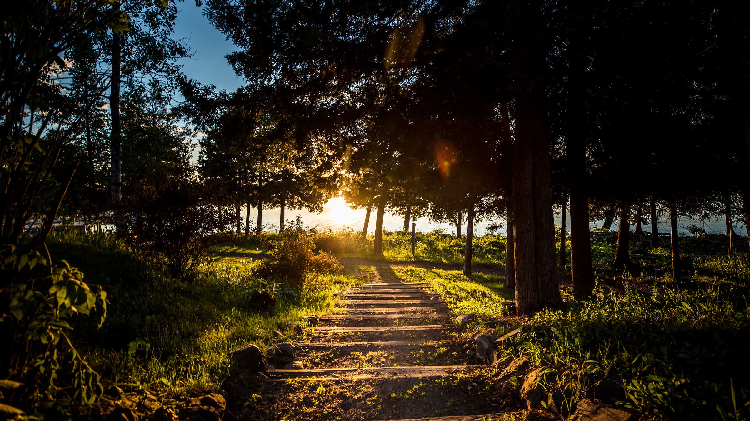 stairs to Gunflint Lake, Boundary Waters