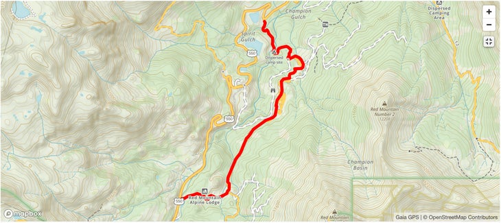 Red Mountain Pass via County Road 31