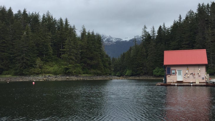 Fishing shack near Sitka Sound Alaska | American Climate Corps