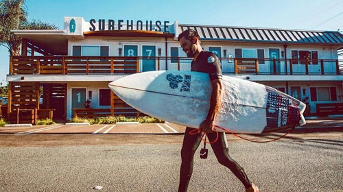 surfer, Surfhouse, lodge, Southern California