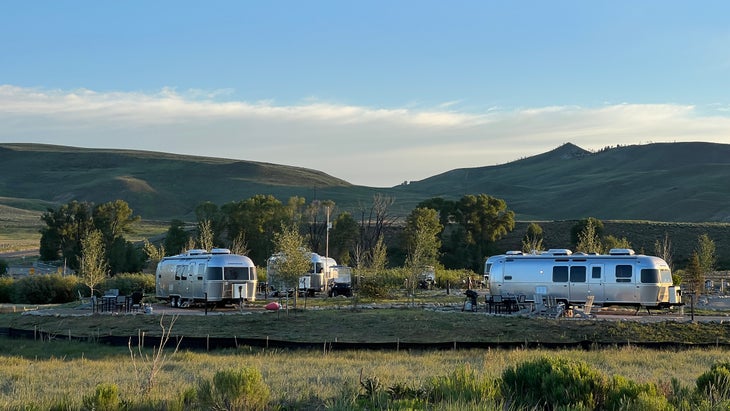 Rent a vintage Airstream at Sun Outdoors Rocky Mountain