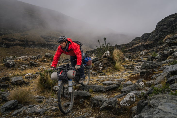 Bikepackers in South America