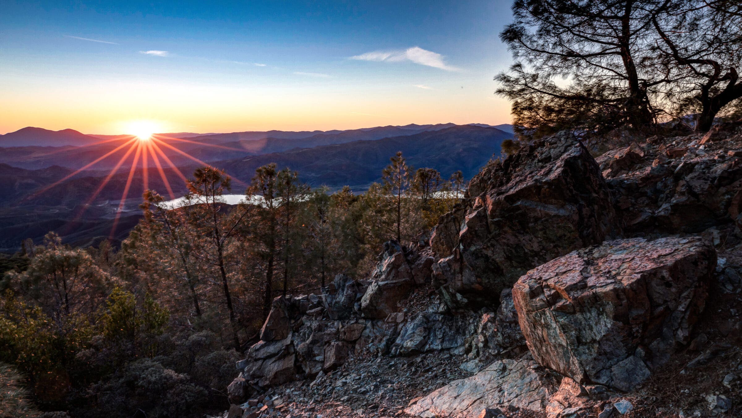 Sunset from Molok Luyuk in Berryessa Snow Mountain National Monument