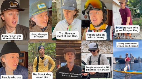 Images of outdoor comedian Matt Lyons.