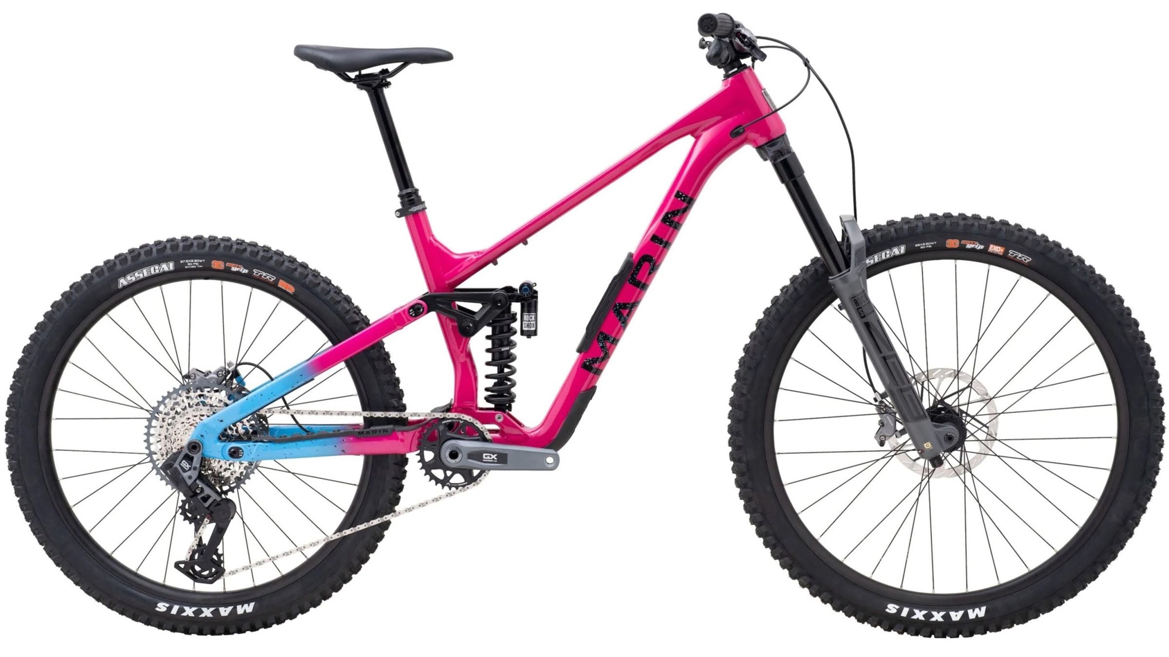 Pink Marin Alpine Trail XR AXS enduro mountain bike