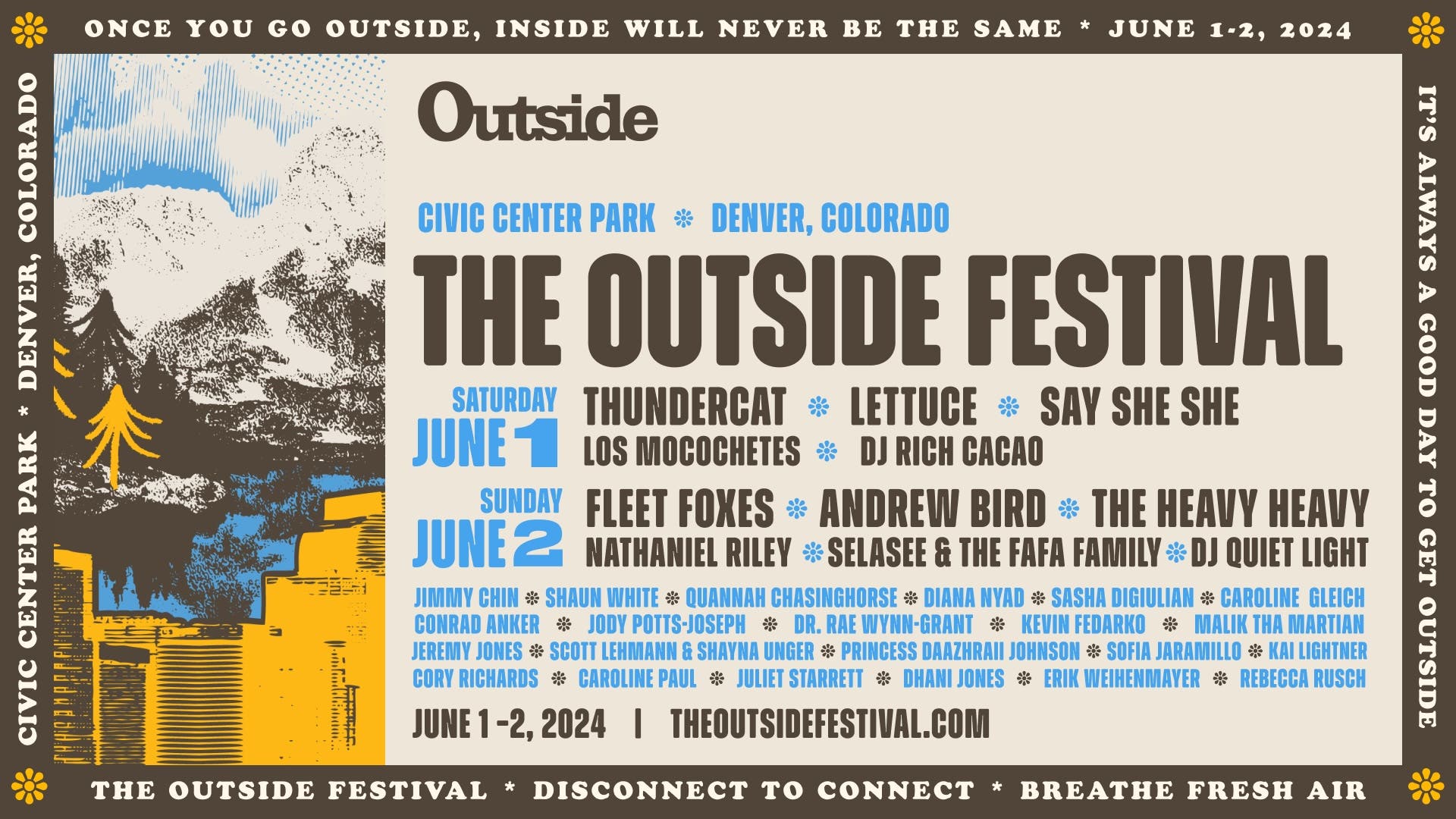 Outside Festival poster