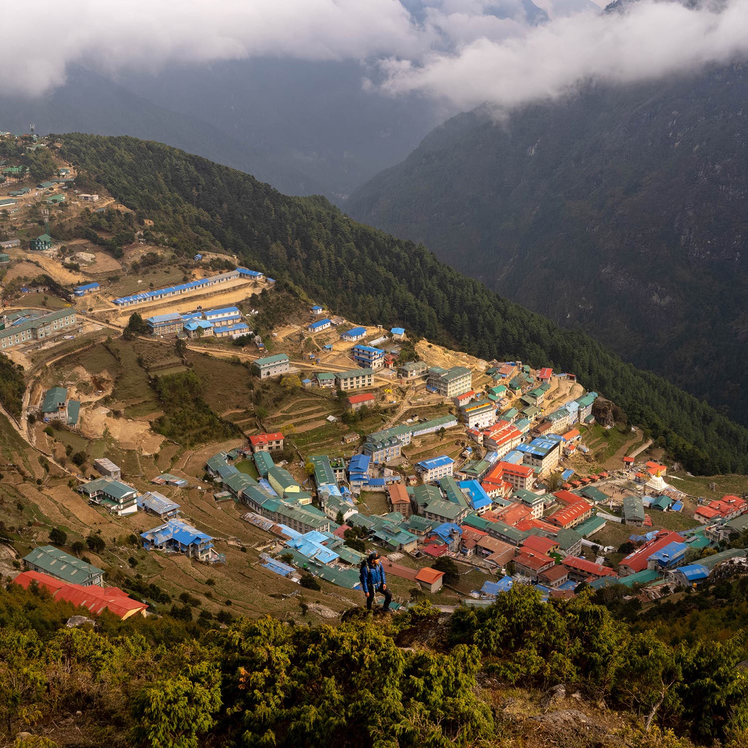 Namche from above