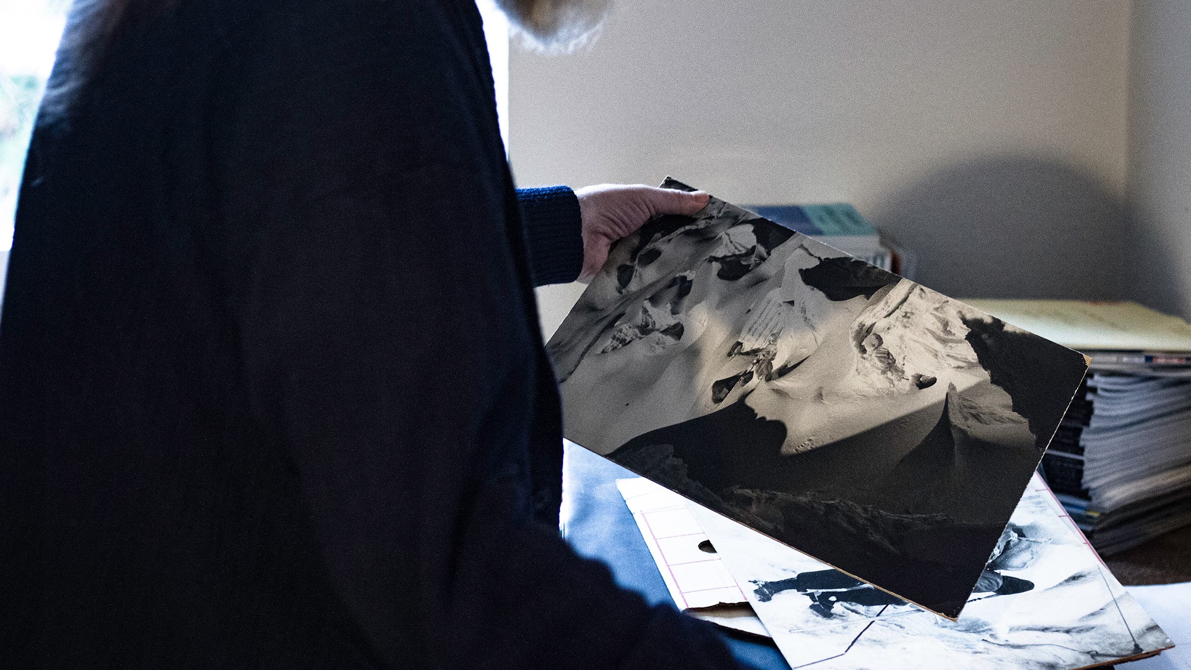 Jurgalski holding images of mountains