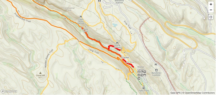 Gaia mao Alcove House via Main Ruin Loop