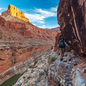 The author in the Marble Canyon section of the Grand Canyon, during the first leg of his through-hike with Pete McBride