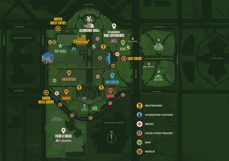 Outside Festival Map