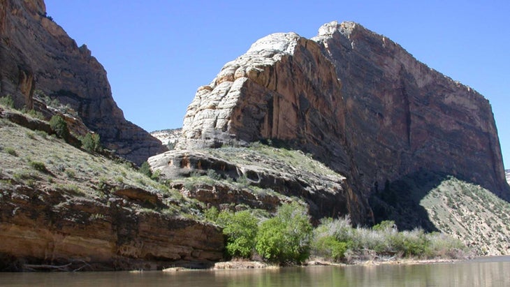 Mouth of Sand Canyon The mouth of Sand Canyon on the Yampa River