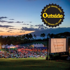 A screening at the Celestial Cinema in Wailea during the Maui Film Festival