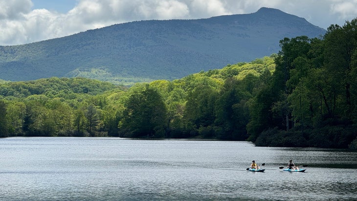 kayaking on Julian Price