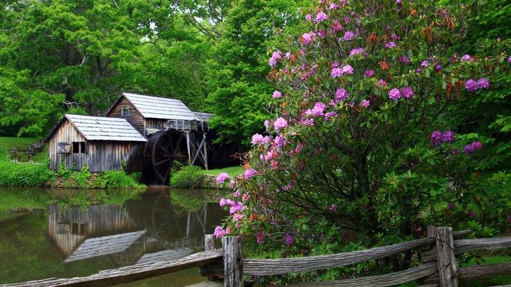 historic Mabry Mill