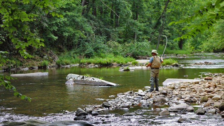 fly fishing in North Carolina