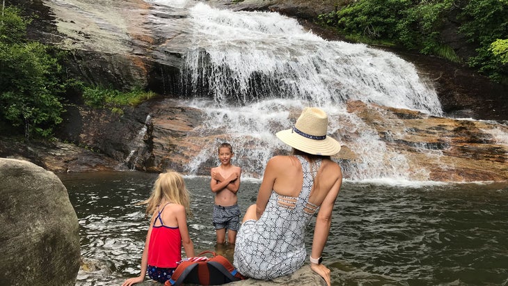 swimming hole at Second Falls