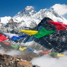 view of everest from gokyo ri