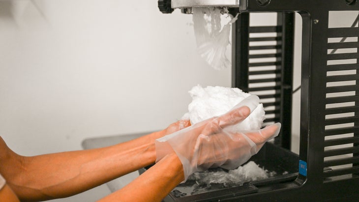 Shaved Ice being prepared at Koko