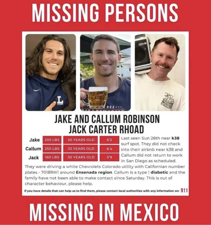 missing surfers ensenada baja mexico