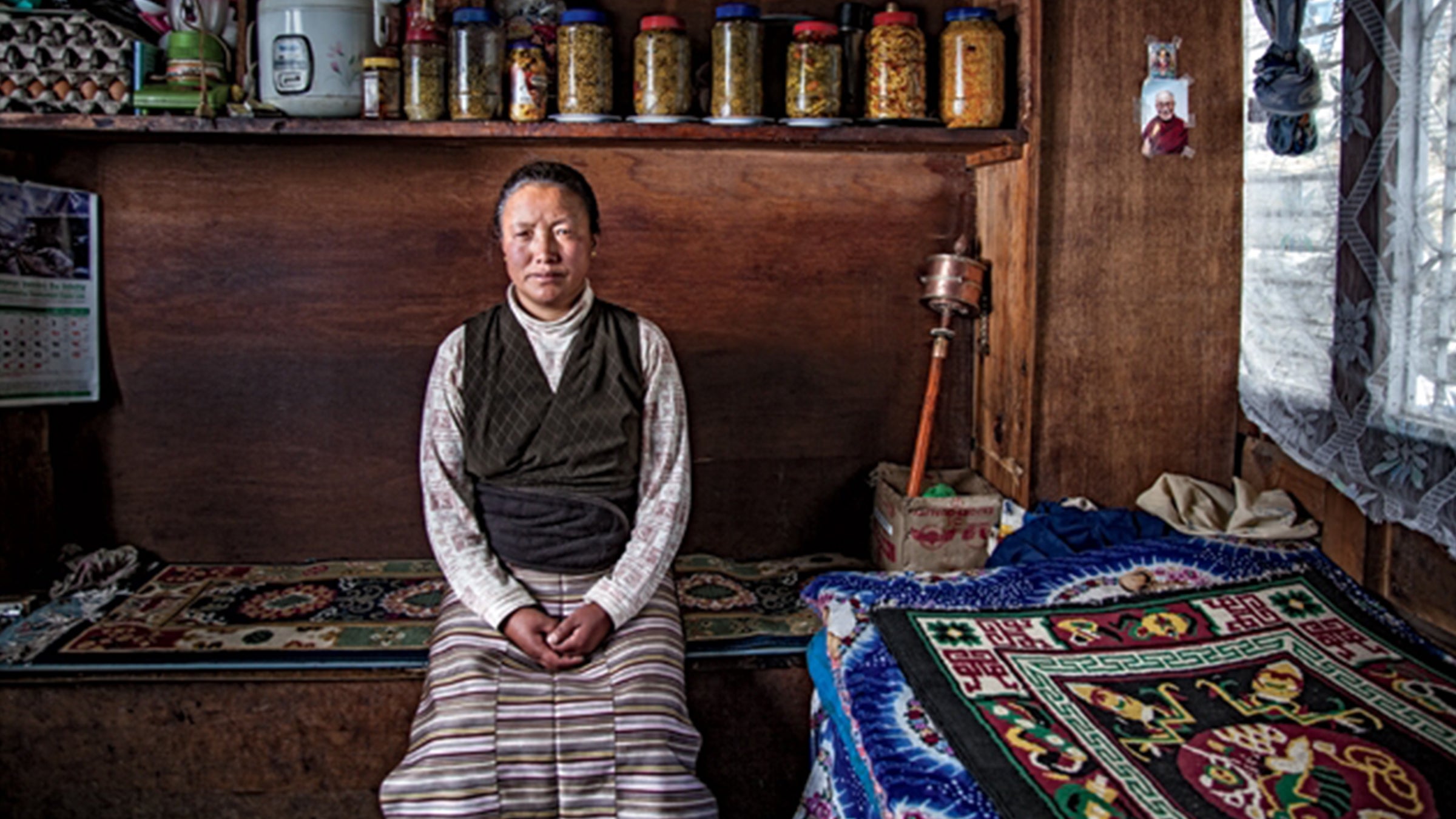 Lhamu Chhiki, widow of Chhewang Nima, who died on Everest in 2010 while working for a private expedition.