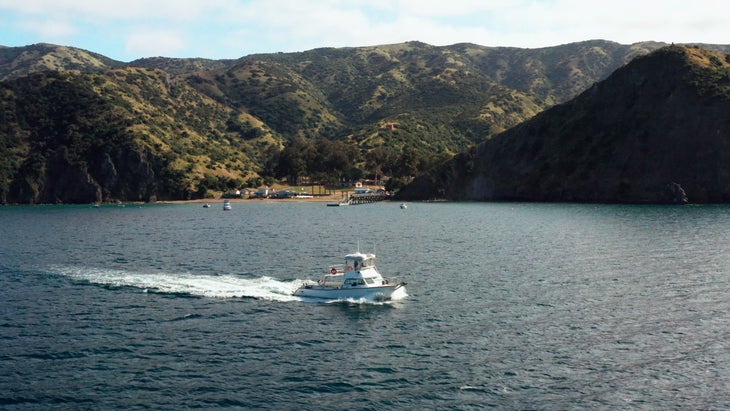 Boat in the ocean