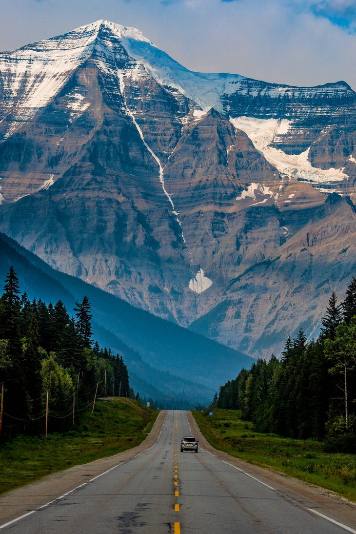 Photographed while approaching Mt. Robson on Highway 16 in the summer.