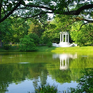 Halcyon Lake at Mount Auburn Cemetery