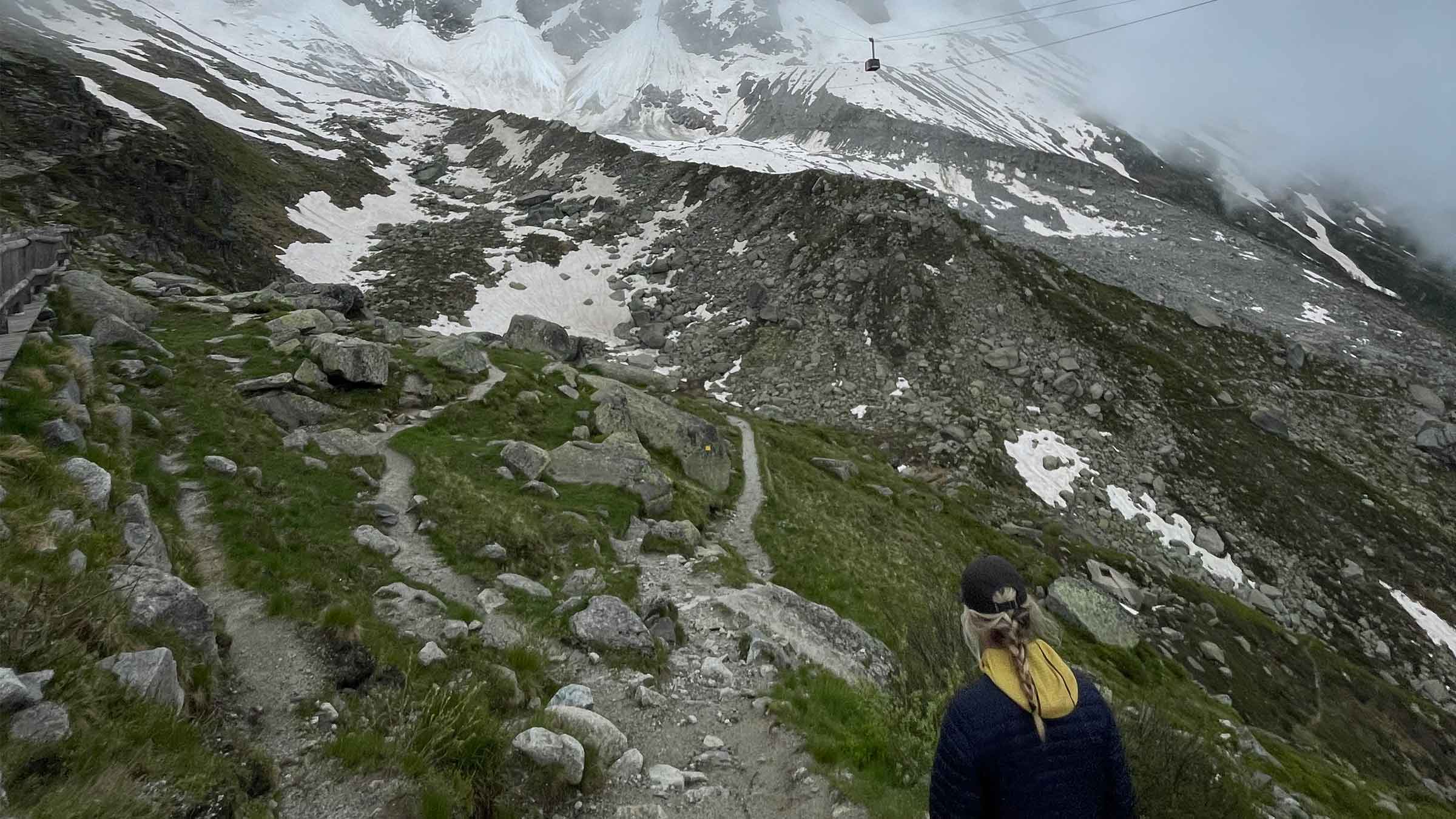 Trail running in Chamonix, France