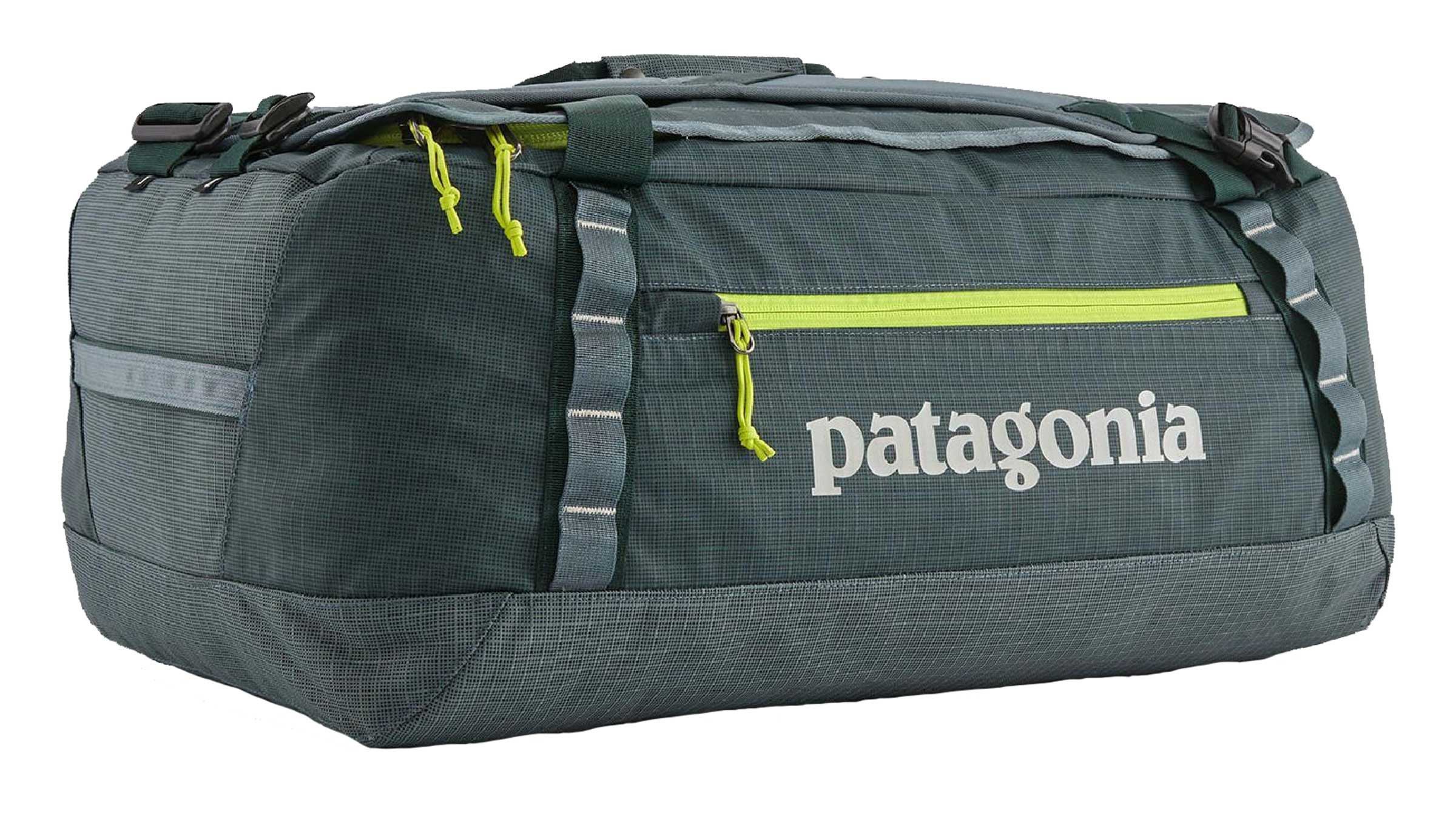 Patagonia Black Hole Duffel 55L, Outside's pick for best overall duffel bag, on white background