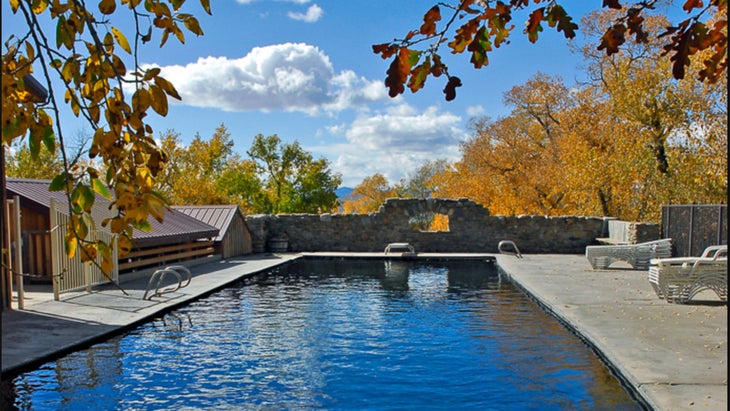 a swimming pool at Valley View Hot Springs