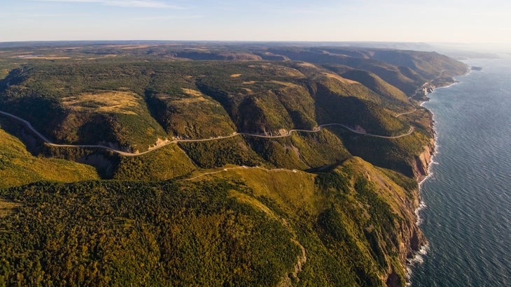 Cabot Trail at French Mountain 