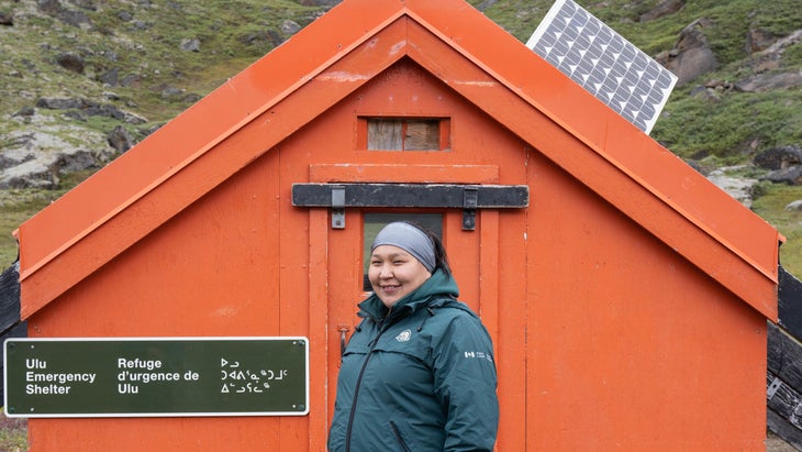 emergency shelter, Auyuittuq National Park