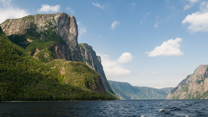 fjord in Gros Morne National Park, Canada