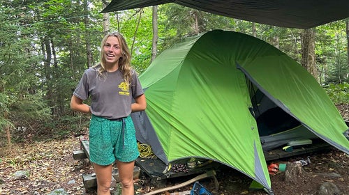 Maeve Goodrich, a former backcountry caretaker for the Green Mountain Club of Vermont.