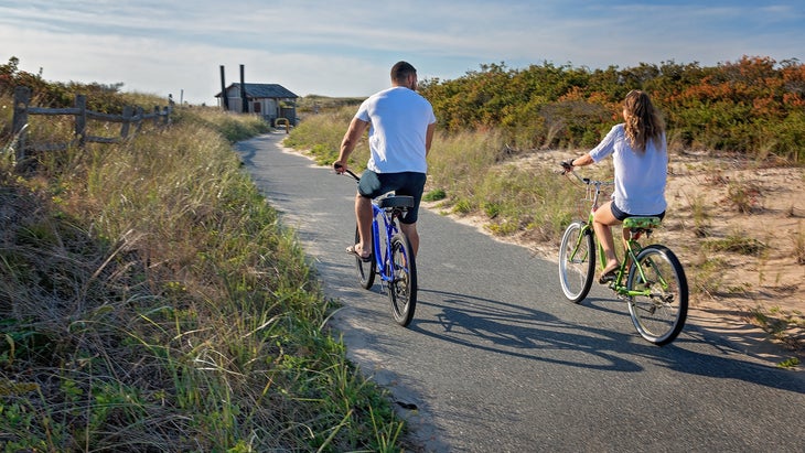 bikers Provincetown, Mass.