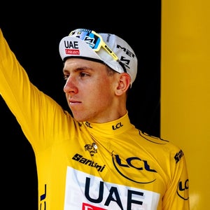Tadej Pogčar at the Tour de France