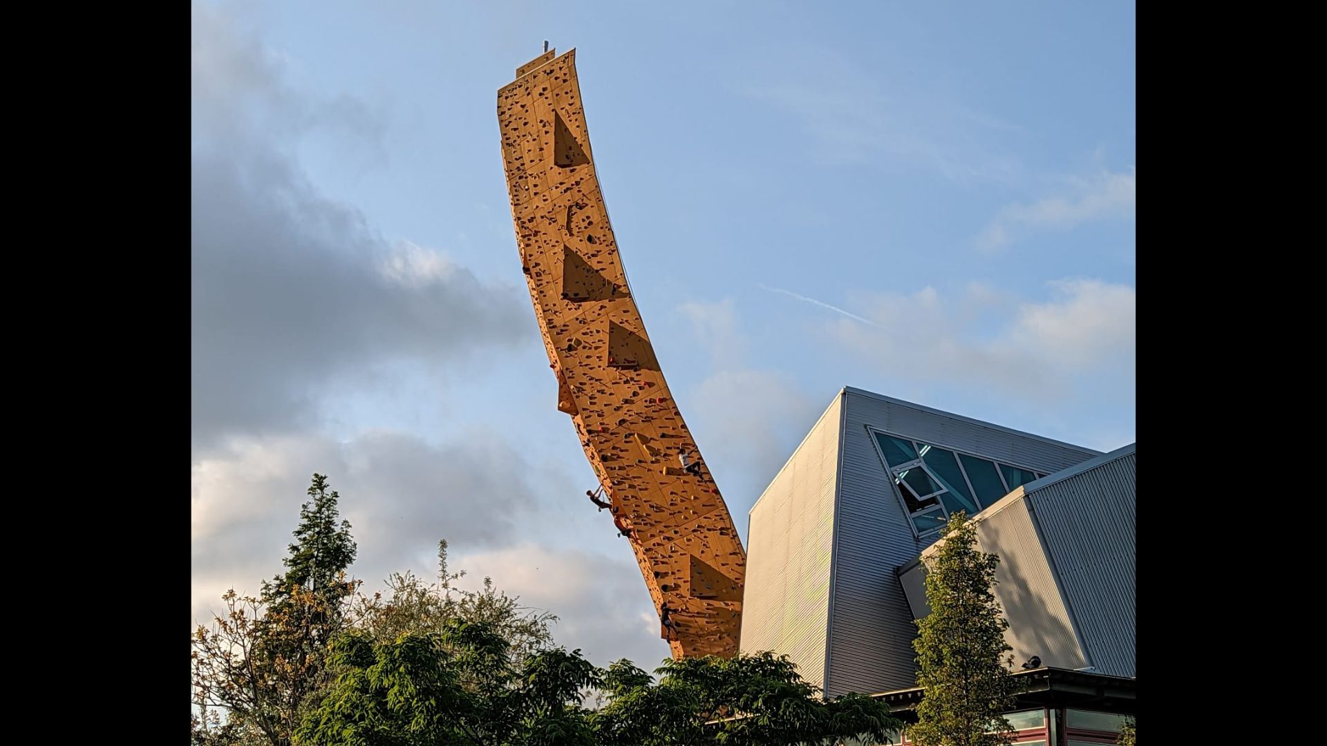 A photo of the Excalibur climbing spire at Klimcentrum Bjoeks