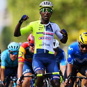 Biniam Girmay wins stage 3 of the Tour de France.