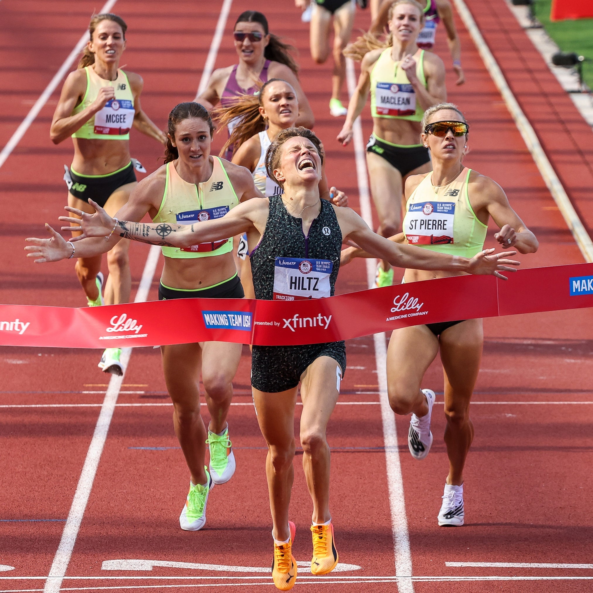 Nikki Hiltz at the U.S. Trials