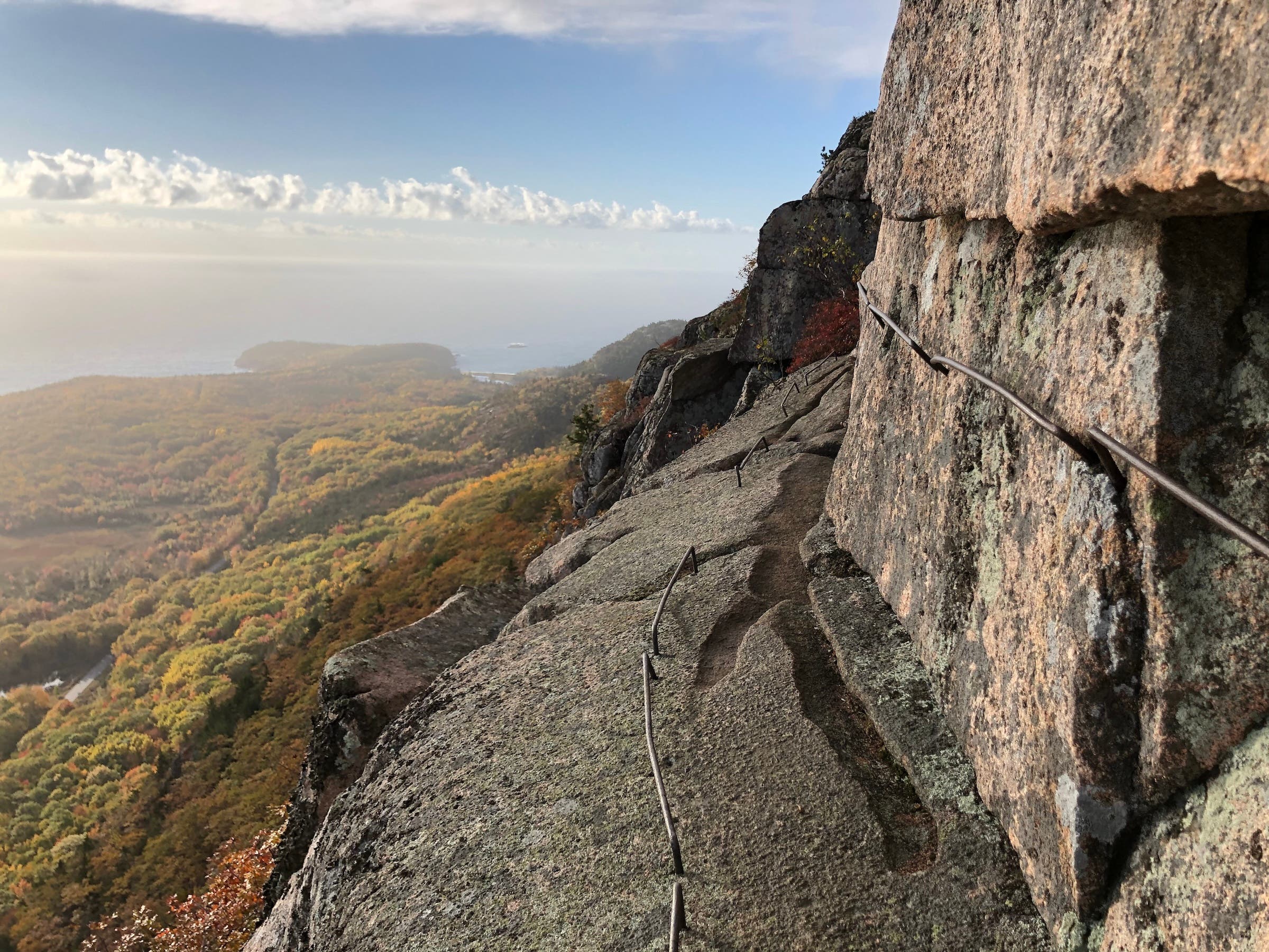 Acadia National Park - Precipice Trail - rough hikes columbia