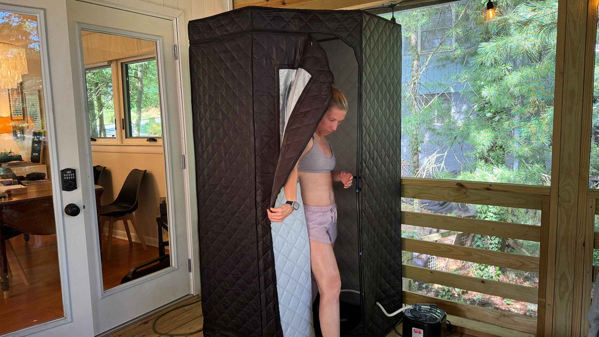 This Temporary Sauna Far Exceeded My Expectations