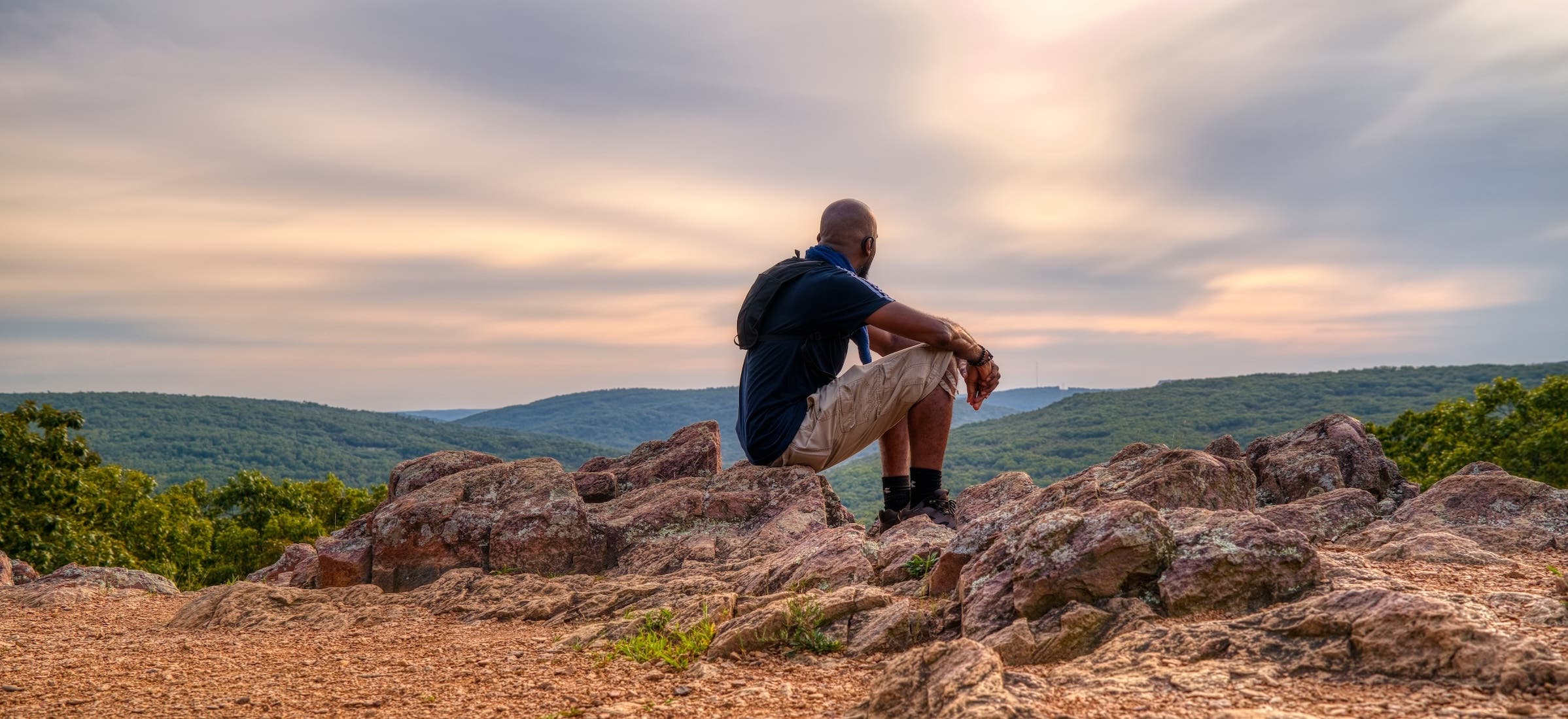 Taum Sauk Mountian, the highest elevation point in Missouri