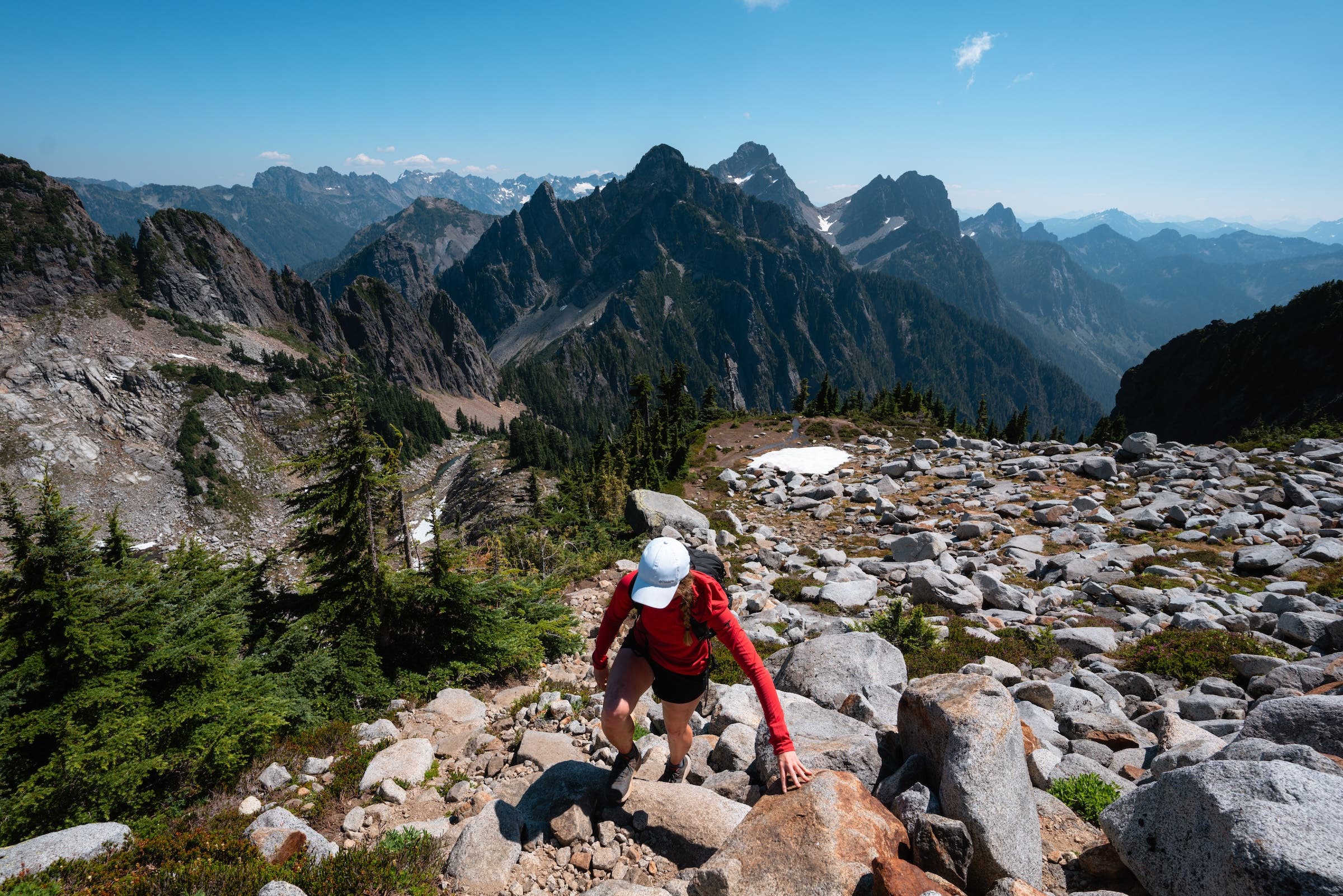 Vesper Peak Columbia Konos steep hikes