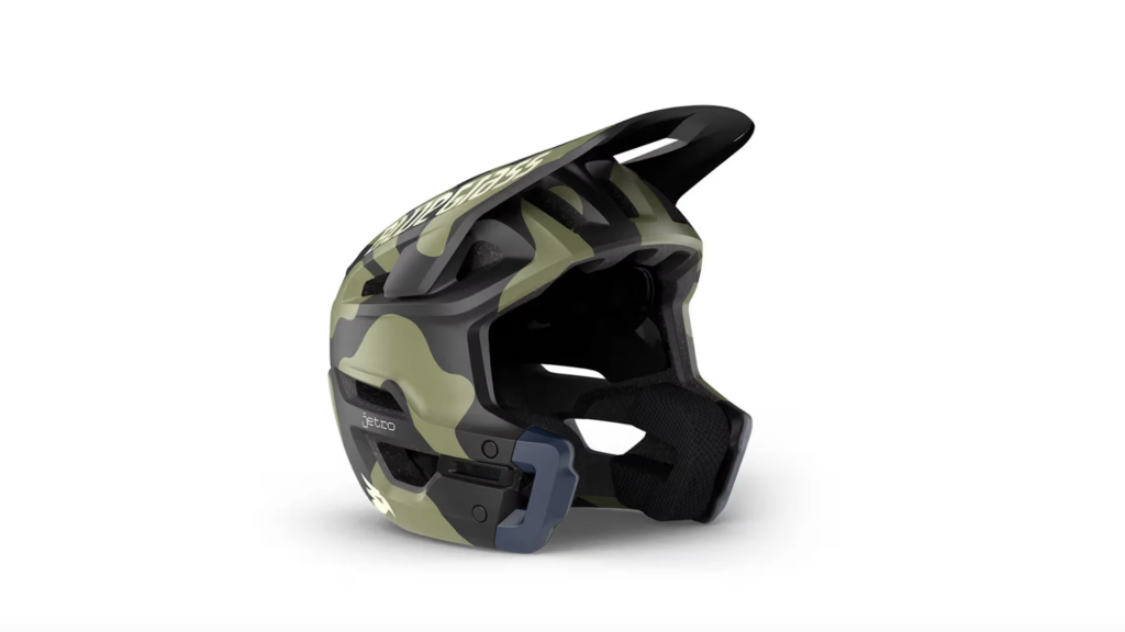 bluegrass jetro mountain bike helmet in camo