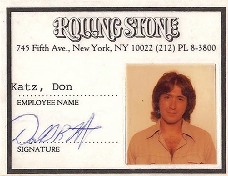 ٳ’s Rolling Stone ID from 1977