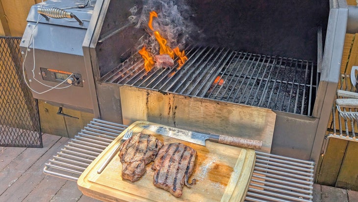 American wagyu by the grill.