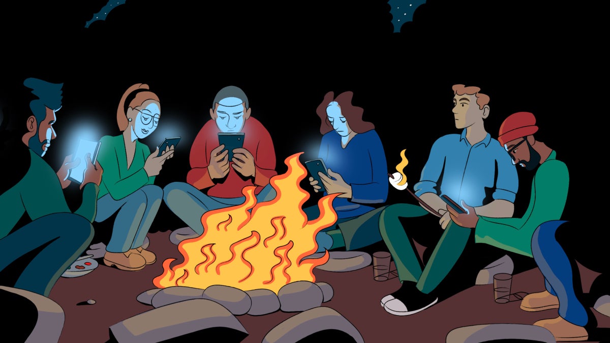 If You Can Call into a Work Meeting, Are You Really in the Wilderness?