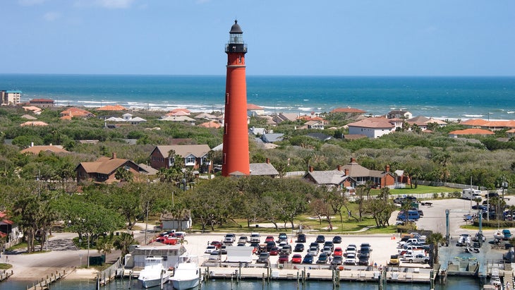 Ponce De Leon Inlet Lighthouse in New Smyrna Beach, Florida